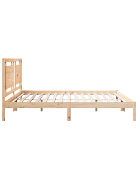 Giroletto Extra Lungo senza Materasso 200x220 cm Legno Massello