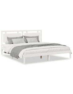 Giroletto Extra Lungo senza Materasso Bianco 200x220cm Massello