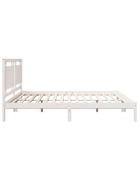 Giroletto Extra Lungo senza Materasso Bianco 200x220cm Massello