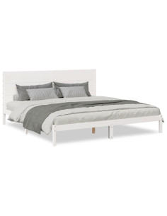 Giroletto Extra Lungo senza Materasso Bianco 200x220cm Massello