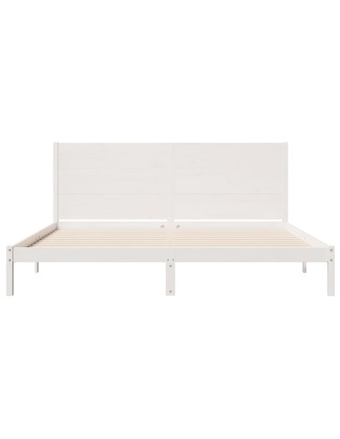 Giroletto Extra Lungo senza Materasso Bianco 200x220cm Massello