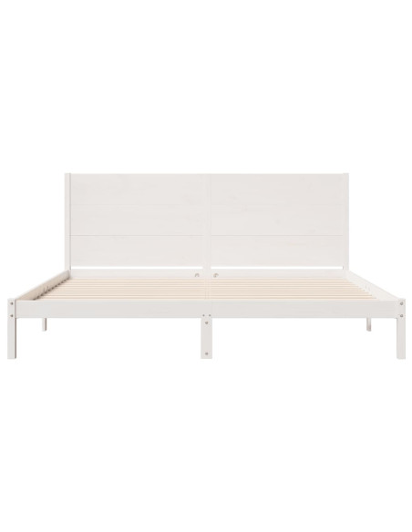 Giroletto Extra Lungo senza Materasso Bianco 200x220cm Massello