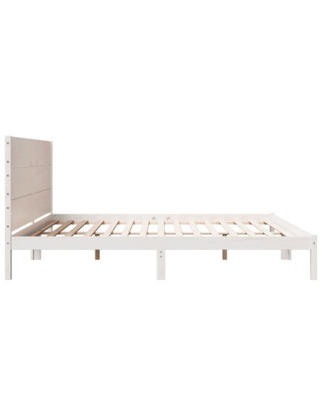 Giroletto Extra Lungo senza Materasso Bianco 200x220cm Massello