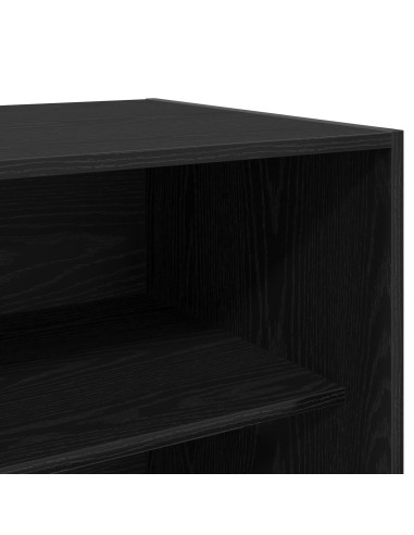 Guardaroba Rovere Nero 80 x 50 x 200 cm Legno multistrato