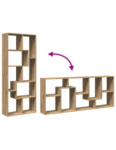 Libreria Divisorio Rovere Artigianale 67x25x161,5 cm Truciolato 2