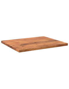 Piano Tavolo 60x50x3,8 cm Rettangolare Legno Massello Acacia 2