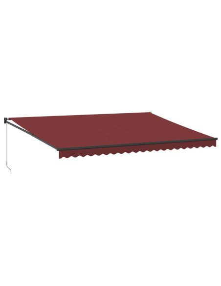 Tenda da Sole Retrattile Manuale Bordò 500x300 cm