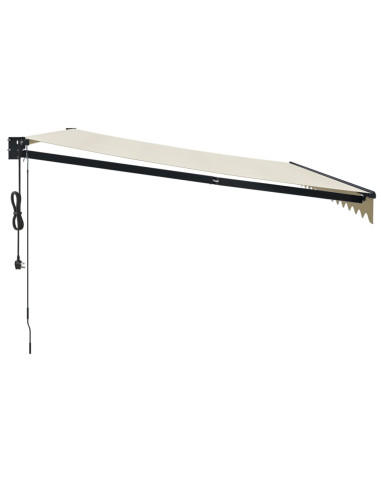 Tenda Sole Automatica Retrattile Crema 4,5x3 m