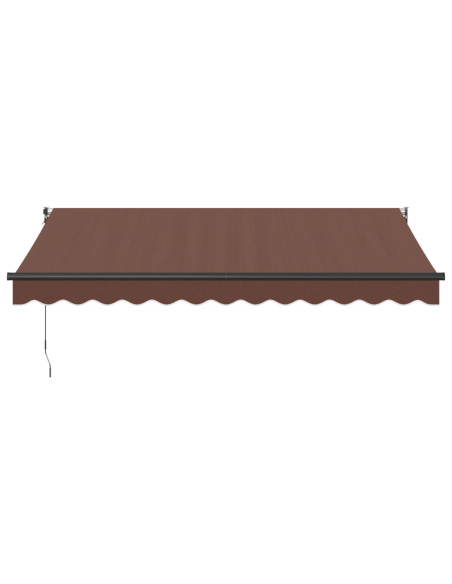 Tenda Sole Retrattile Manuale 350x250 cm Marrone
