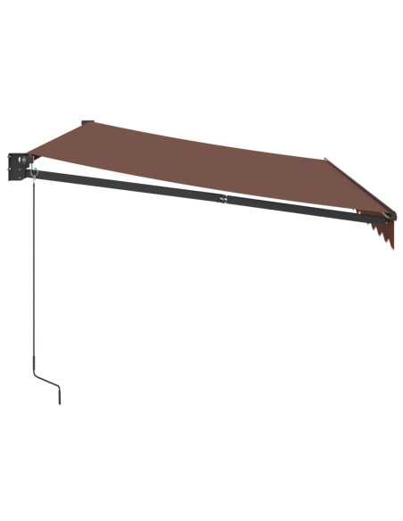 Tenda Sole Retrattile Manuale 350x250 cm Marrone