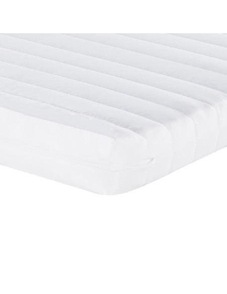 Divano Letto Estraibile con Materassi Tortora 100x200cm Tessuto