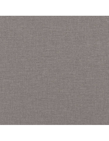 Divano Letto Estraibile con Materassi Tortora 100x200cm Tessuto