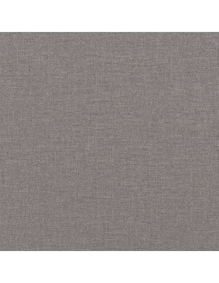 Divano Letto Estraibile con Materassi Tortora 100x200cm Tessuto