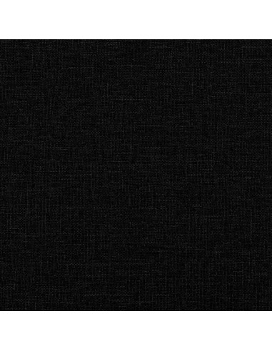 Divano Letto Estraibile con Cassetti Nero 90x190 cm in Tessuto