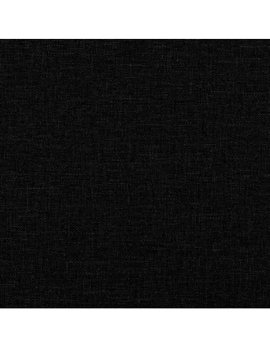 Divano Letto Estraibile con Cassetti Nero 90x190 cm in Tessuto