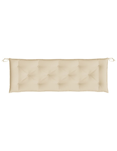 Cuscino per Panca Beige 150x50x7 cm in Tessuto Oxford
