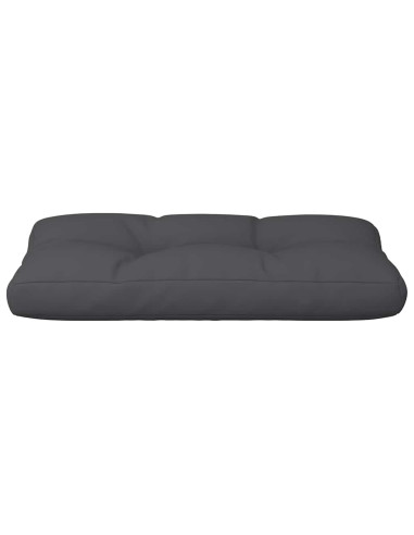 Cuscino per Pallet Nero 80x40x12 cm in Tessuto