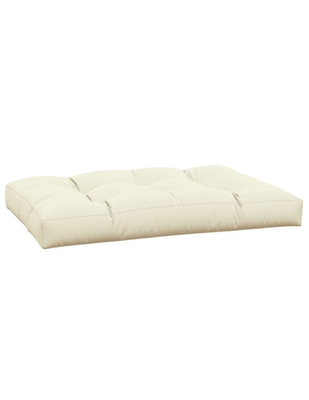 Cuscino per Pallet Crema 120x80x12 cm in Tessuto