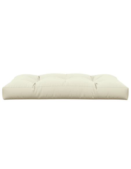 Cuscino per Pallet Crema 120x80x12 cm in Tessuto