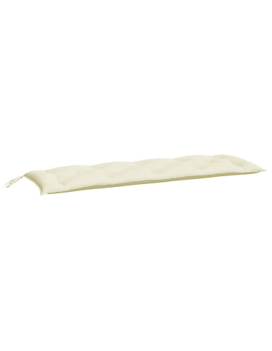 Cuscino per Panca Crema 150x50x7 cm in Tessuto Oxford