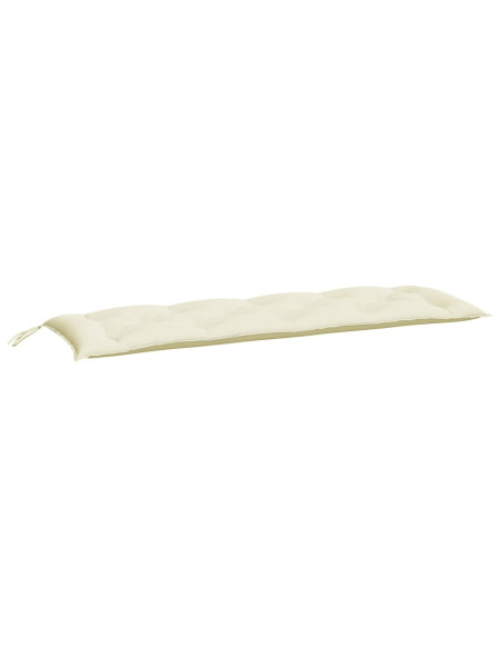 Cuscino per Panca Crema 150x50x7 cm in Tessuto Oxford