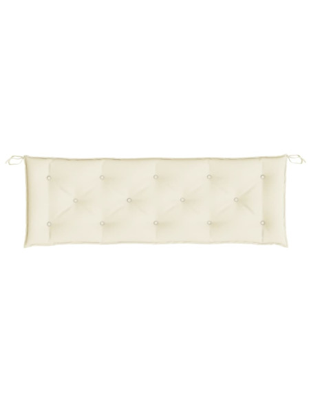 Cuscino per Panca Crema 150x50x7 cm in Tessuto Oxford