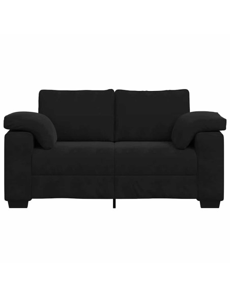 Divano Divanetto Nero 120 cm in Velluto