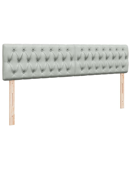 Struttura Letto Pouf con Materasso 160x200 cm in Velluto