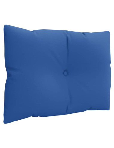 Cuscini per Pallet 3 pz Blu Reale in Tessuto