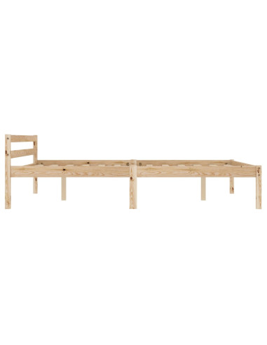 Giroletto senza Materasso 120x200 cm in Legno Massello di Pino