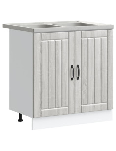 Mobile da cucina Lucca Grigio Sonoma 80 x 46 x 81,5 cm