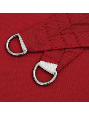 Parasole a Vela Oxford Rettangolare 5x6 m Rosso