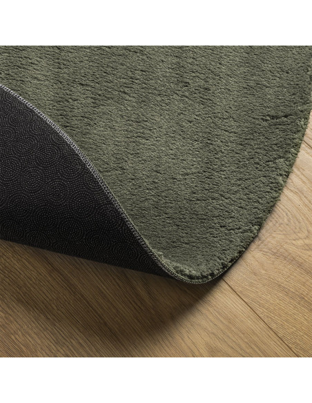 Tappeto Verde Foresta 100x200 cm Poliestere Antiscivolo