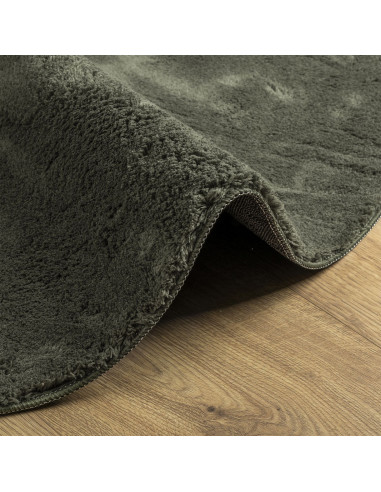 Tappeti per area HUARTE Verde foresta 100 x 200 cm Poliestere