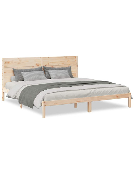 Giroletto Extra Lungo senza Materasso 200x220 cm Legno Massello
