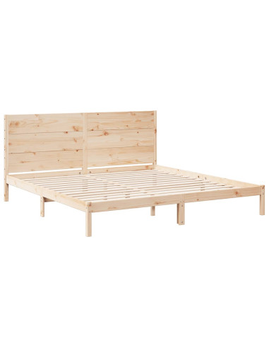 Giroletto Extra Lungo senza Materasso 200x220 cm Legno Massello