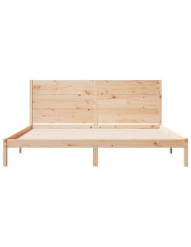 Giroletto Extra Lungo senza Materasso 200x220 cm Legno Massello