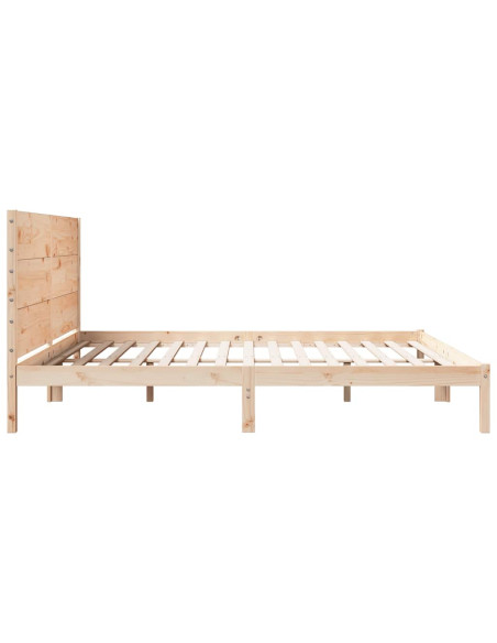 Giroletto Extra Lungo senza Materasso 200x220 cm Legno Massello
