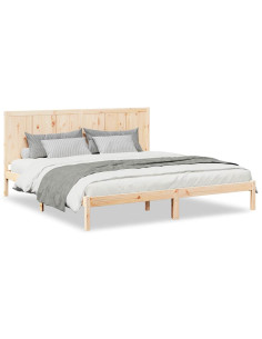 Giroletto Extra Lungo senza Materasso 200x220 cm Legno Massello