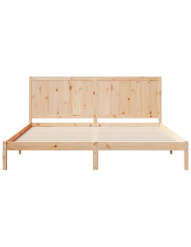 Giroletto Extra Lungo senza Materasso 200x220 cm Legno Massello