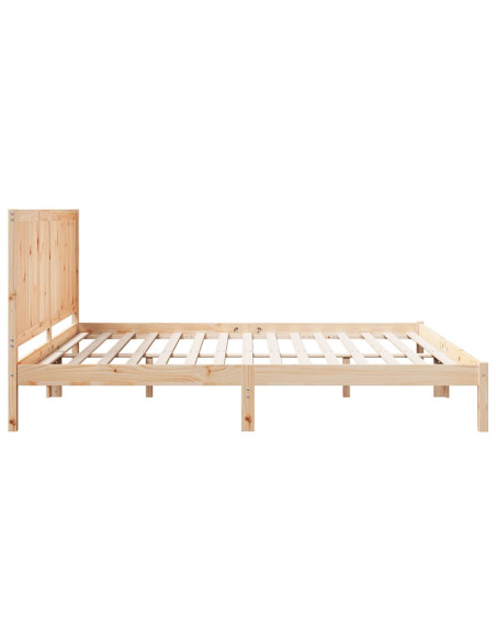 Giroletto Extra Lungo senza Materasso 200x220 cm Legno Massello
