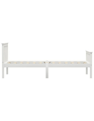 Dormeuse Estraibile senza Materasso Bianca Legno Pino 90x200 cm