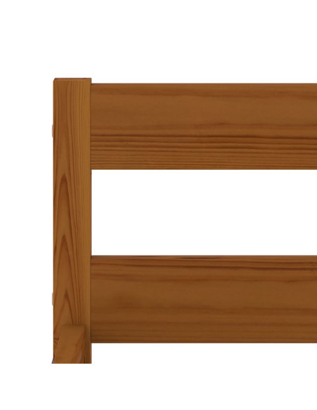 Giroletto senza Materasso Ambrato Legno Massello Pino 90x200 cm