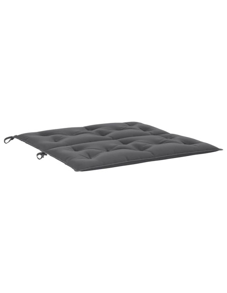 Cuscini Panca Giardino 2pz Antracite 100x50x7cm Tessuto Oxford