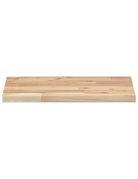 Mensole da Parete 2 pz 40x30x2 cm Legno Acacia Non Trattato