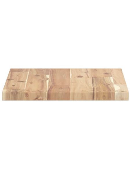 Mensole da Parete 2 pz 40x30x2 cm Legno Acacia Non Trattato