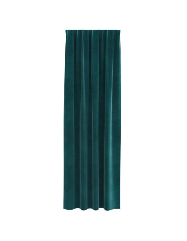 Tende oscuranti 2 pcs Verde Scuro 140 x 245 cm Velluto