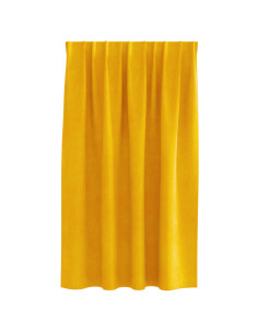 Tende oscuranti 2 pcs Giallo senape 140 x 140 cm Velluto