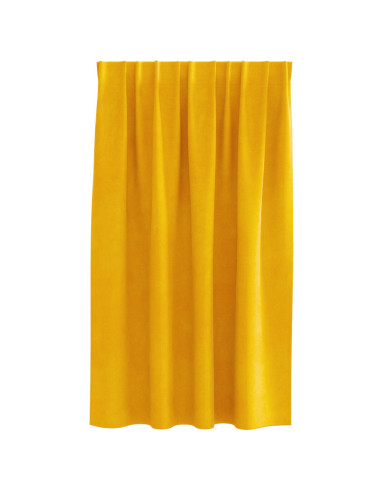 Tende oscuranti 2 pcs Giallo senape 140 x 140 cm Velluto
