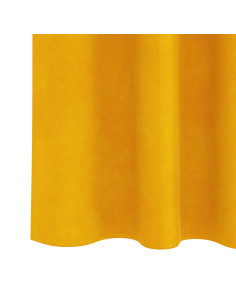 Tende oscuranti 2 pcs Giallo senape 140 x 260 cm Velluto